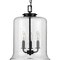 Progress Lighting Winslett Collection Black Three-Light Pendant P500239-031 - alternate 1